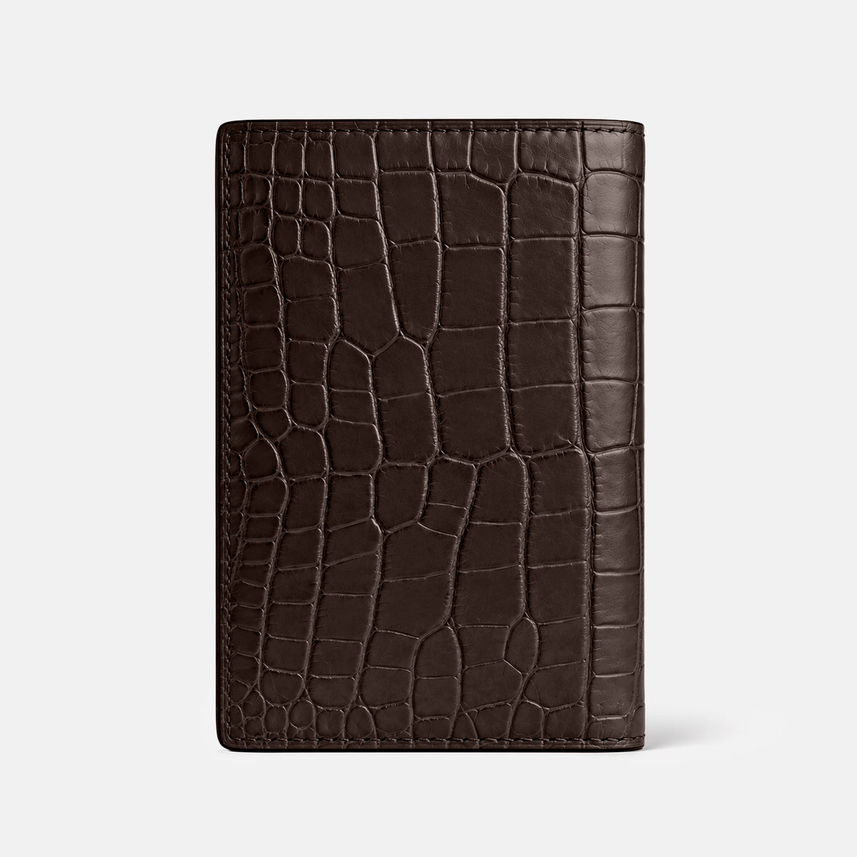 Dark Brown Business Wallet Alligator -4 | Dark-Brown