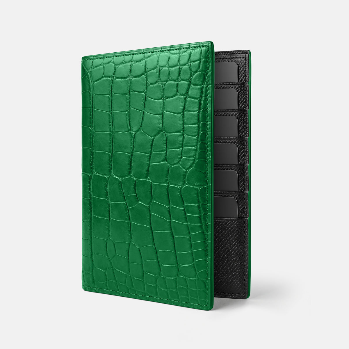 Forest-Green Business Wallet Alligator -1 | Forest-Green