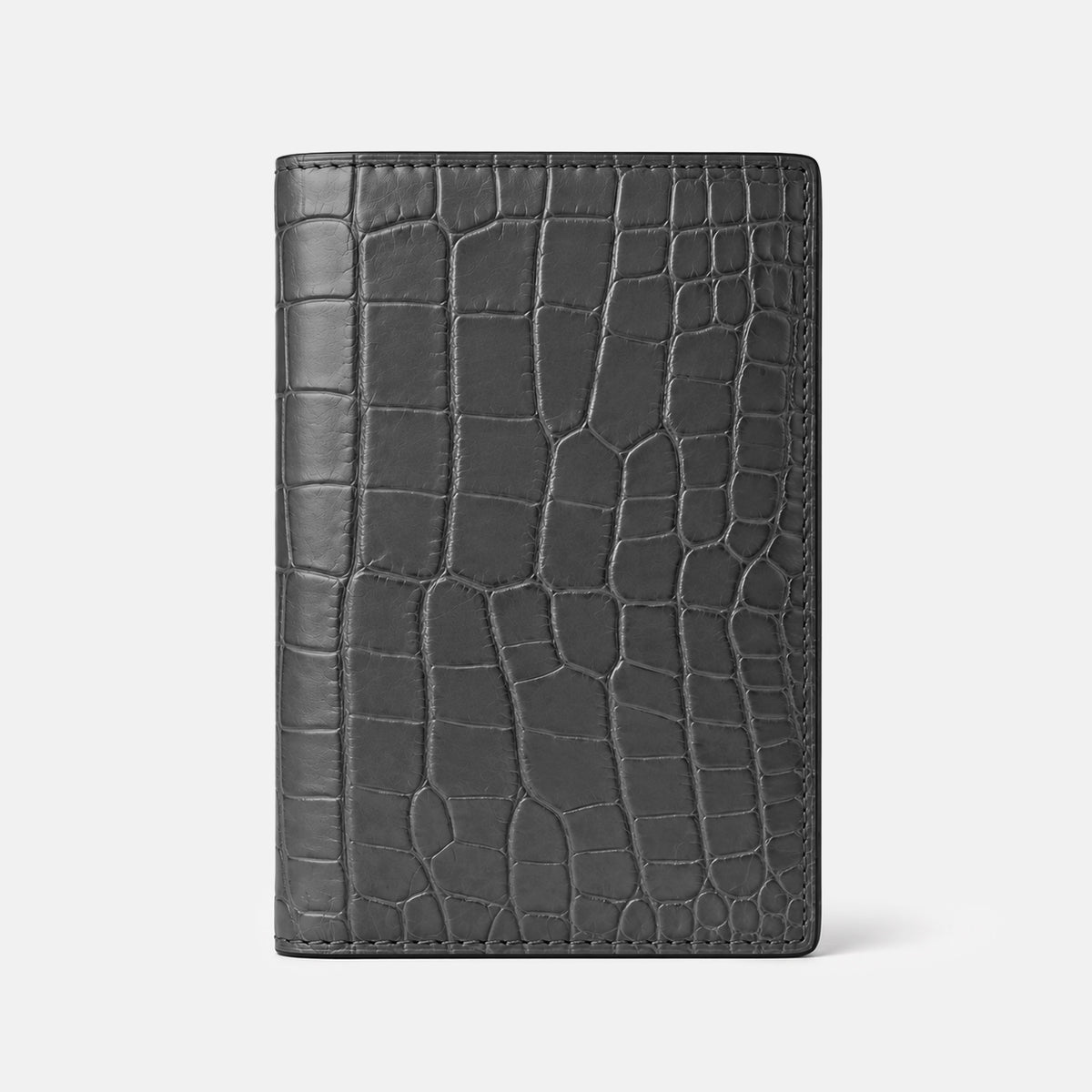 Grey Business Wallet Alligator -3 | Grey