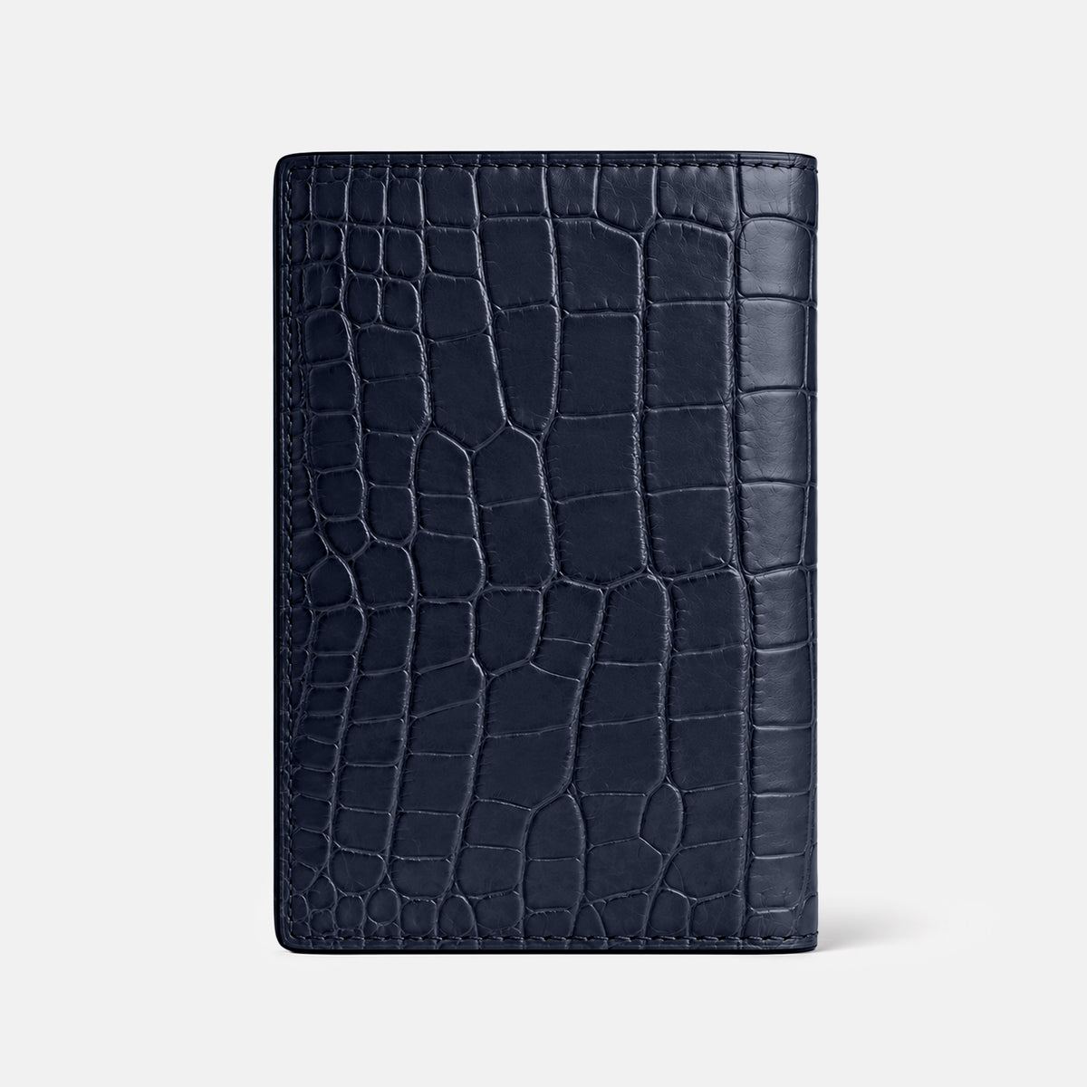 Navy Blue Business Wallet Alligator -4 | Navy-Blue