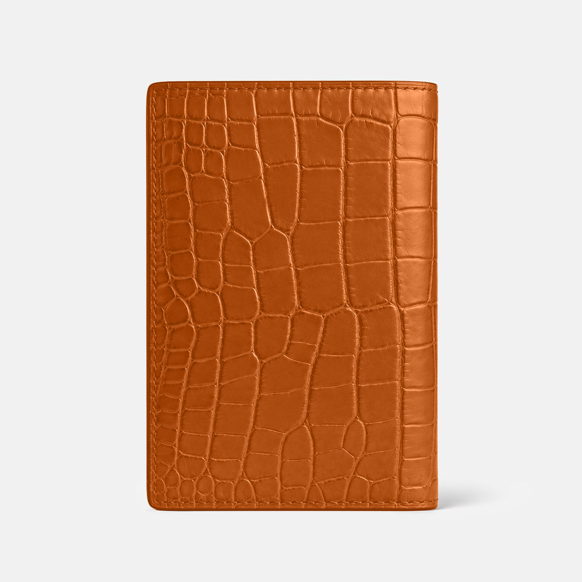 Orange Business Wallet Alligator -4 | Orange