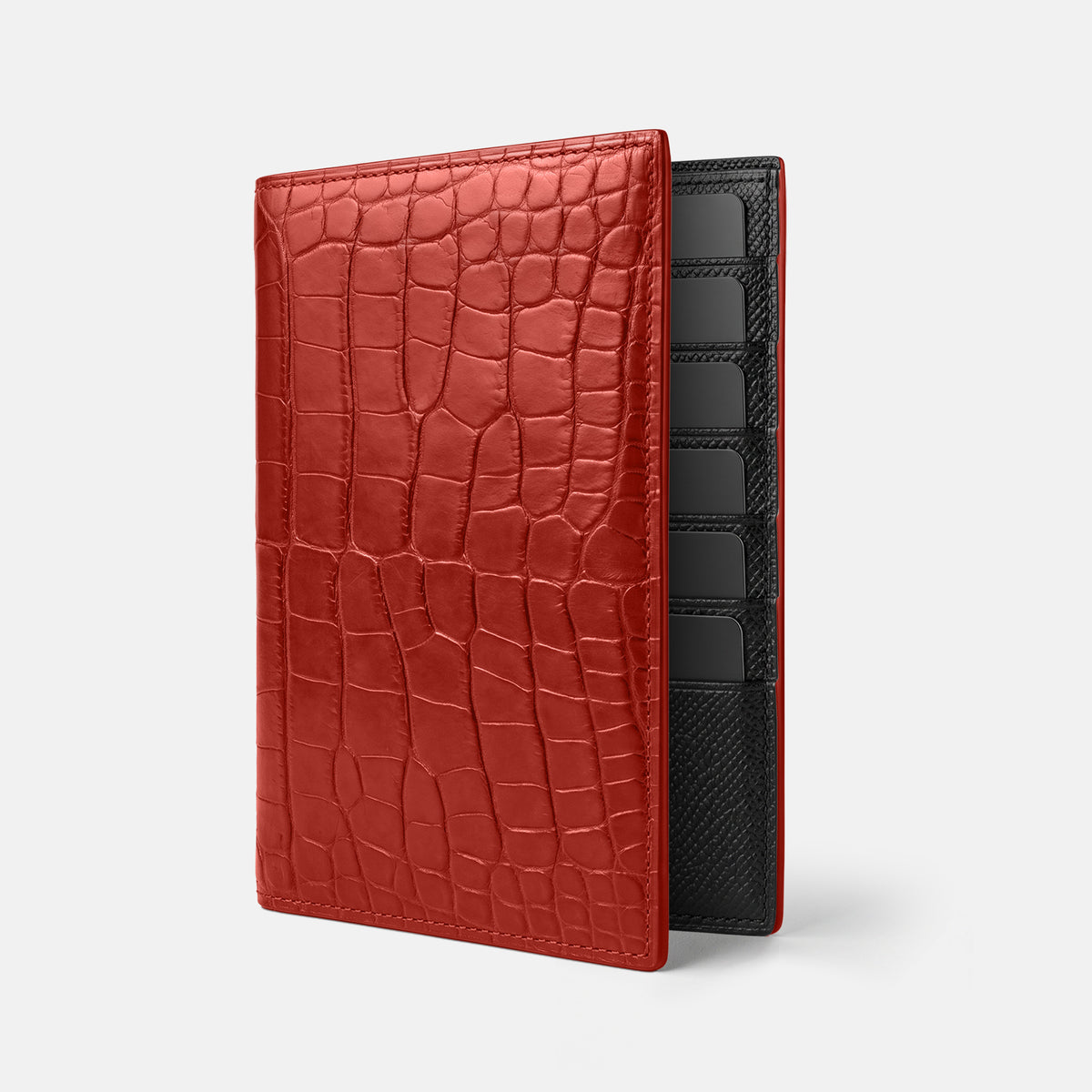 Red Business Wallet Alligator -1 | Red