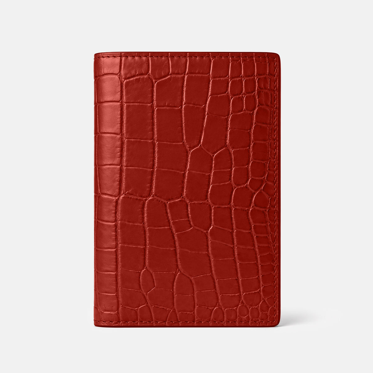 Red Business Wallet Alligator -3 | Red