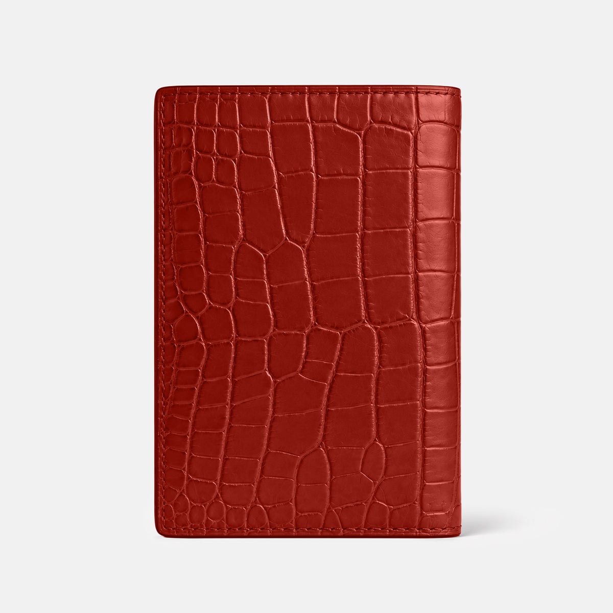 Red Business Wallet Alligator -4 | Red