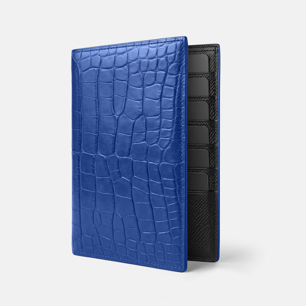 Royal Blue Business Wallet Alligator -1 | Royal-Blue