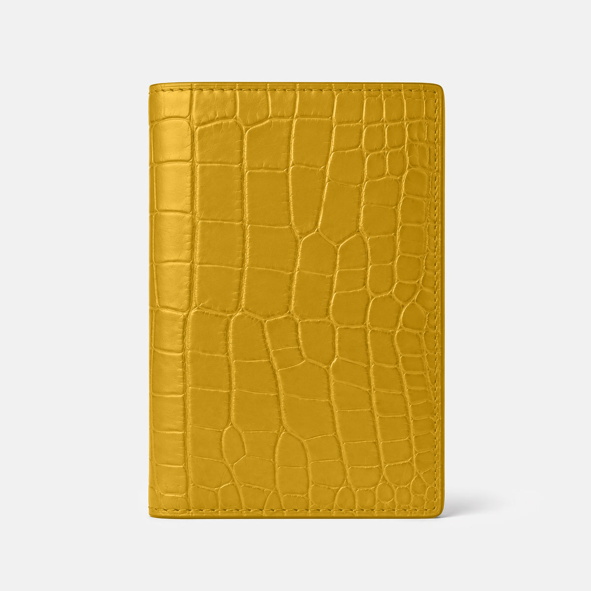 Yellow Business Wallet Alligator -3 | Yellow