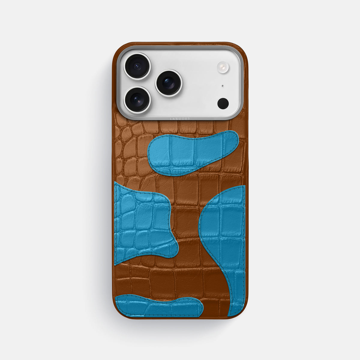 Honey iPhone 17 Pro Max Camouflage Case In Alligator with Steel Metal -1 | Honey-Steel