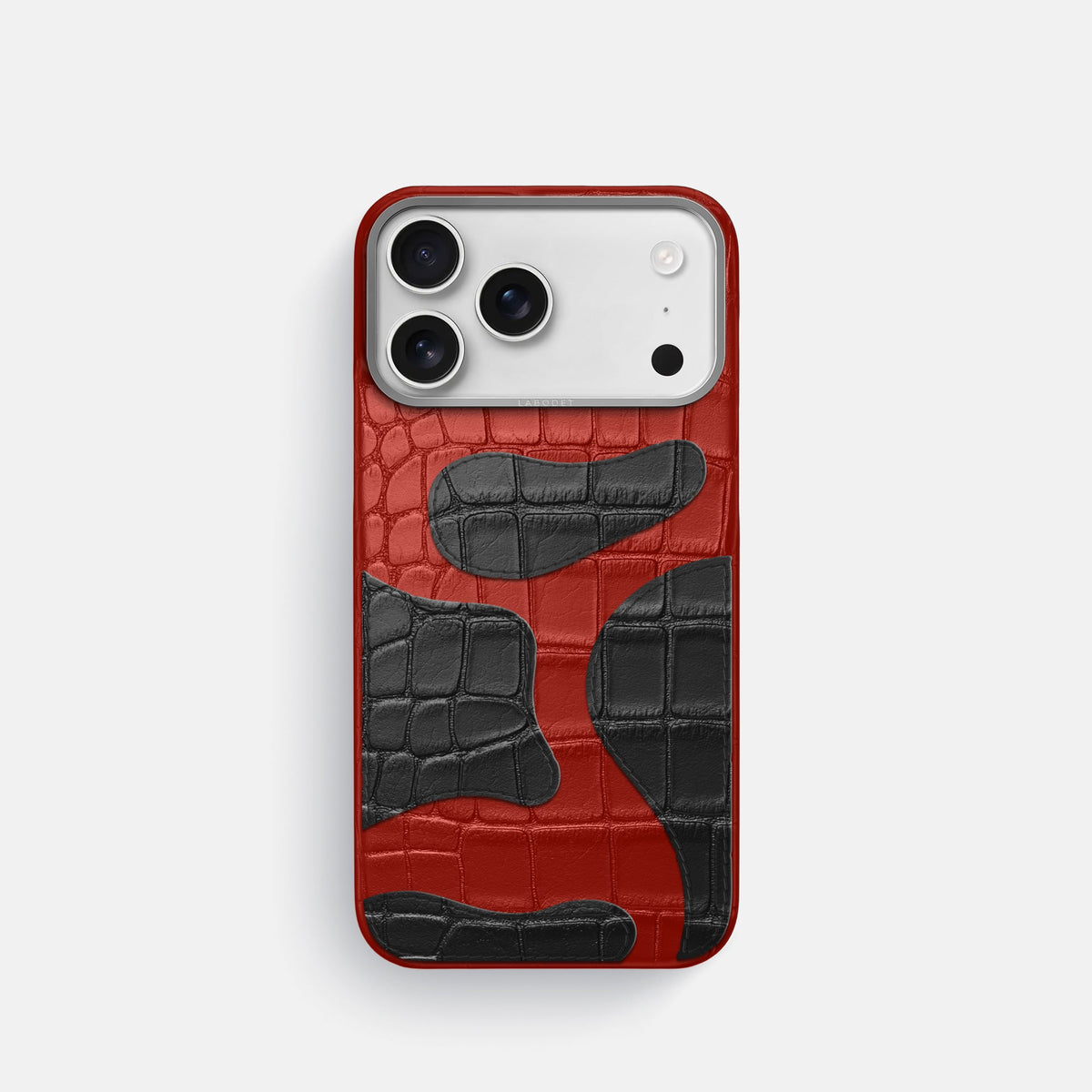 Camouflage Case For iPhone 18 Pro In Alligator -1 | Red-Steel