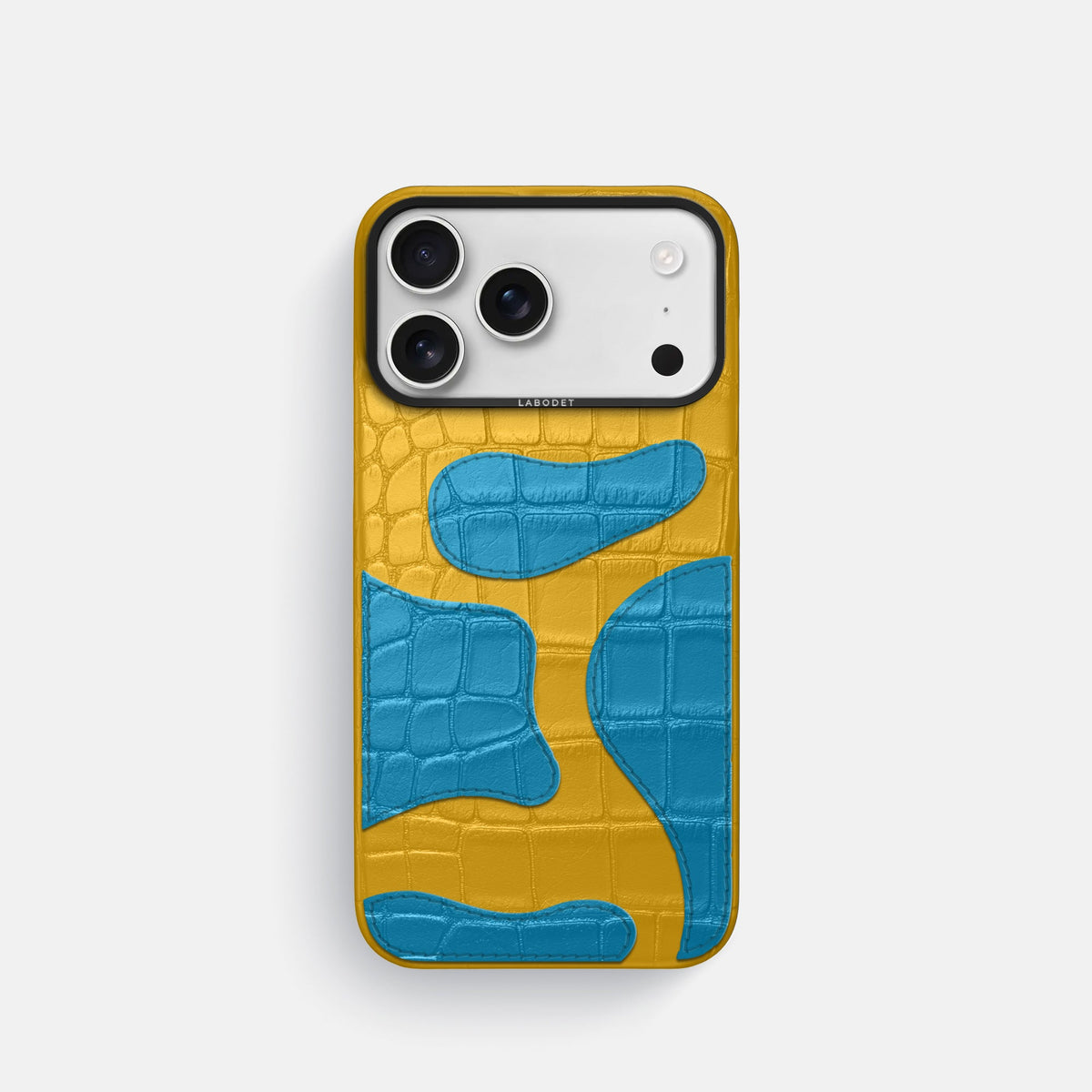 Camouflage Case For iPhone 18 Pro In Alligator -1 | Yellow-Black