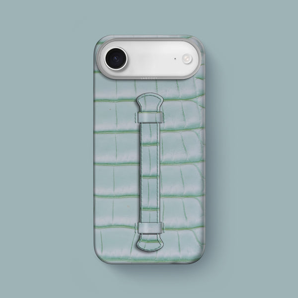 Center Handle Mint Gum For iPhone 17 Air In Alligator