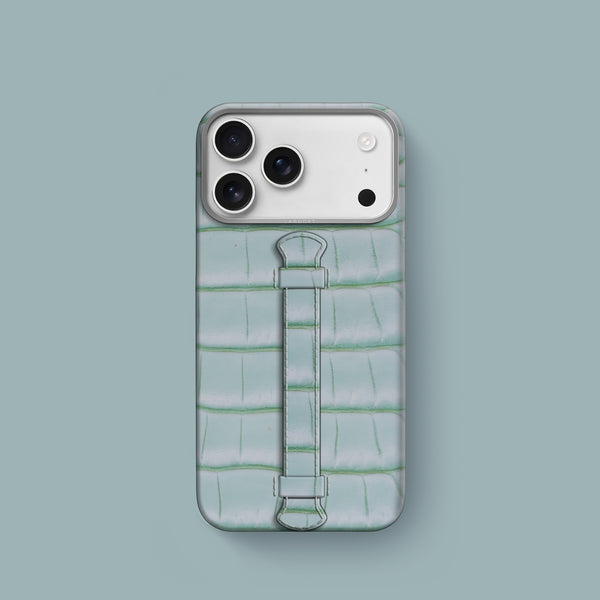 Center Handle Mint Gum For iPhone 17 Pro In Alligator