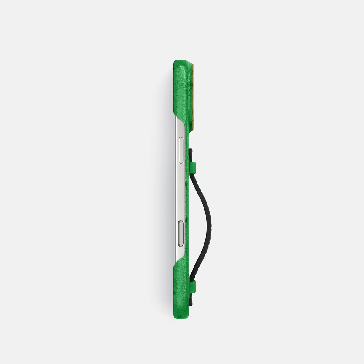 Center Handle Coloré For iPhone 18 Pro In Ostrich -2 | Kentucky-Green-Gold