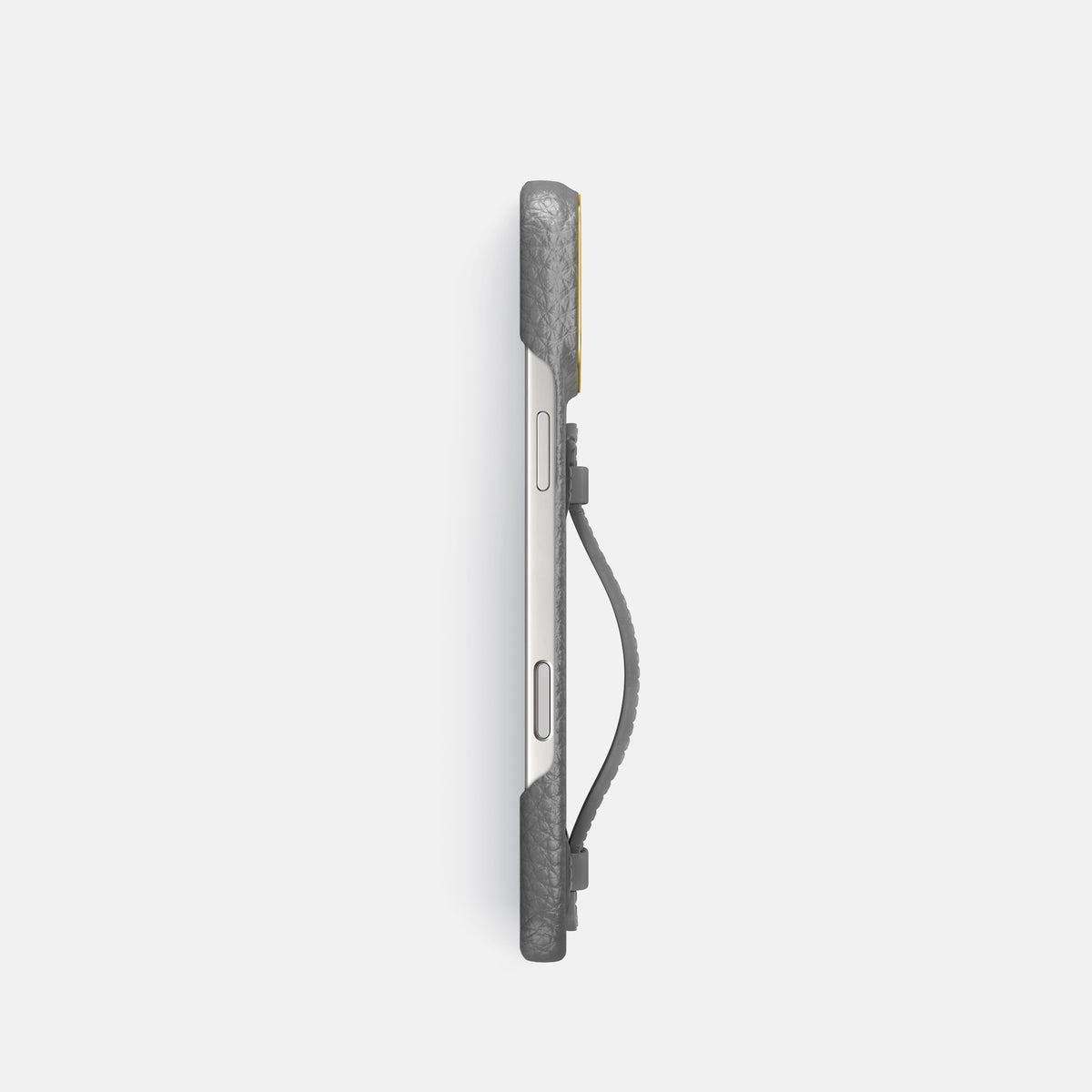 Center Handle For iPhone 17 Pro In Calf -2 | Souris-Gold