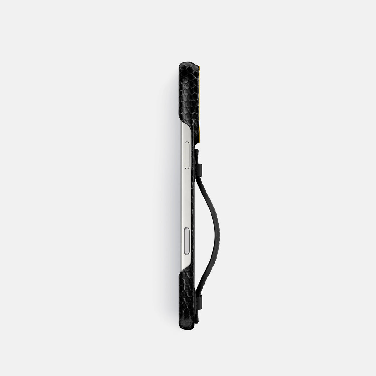 Center Handle For iPhone 17 Pro In Lizard -2 | Black-Gold