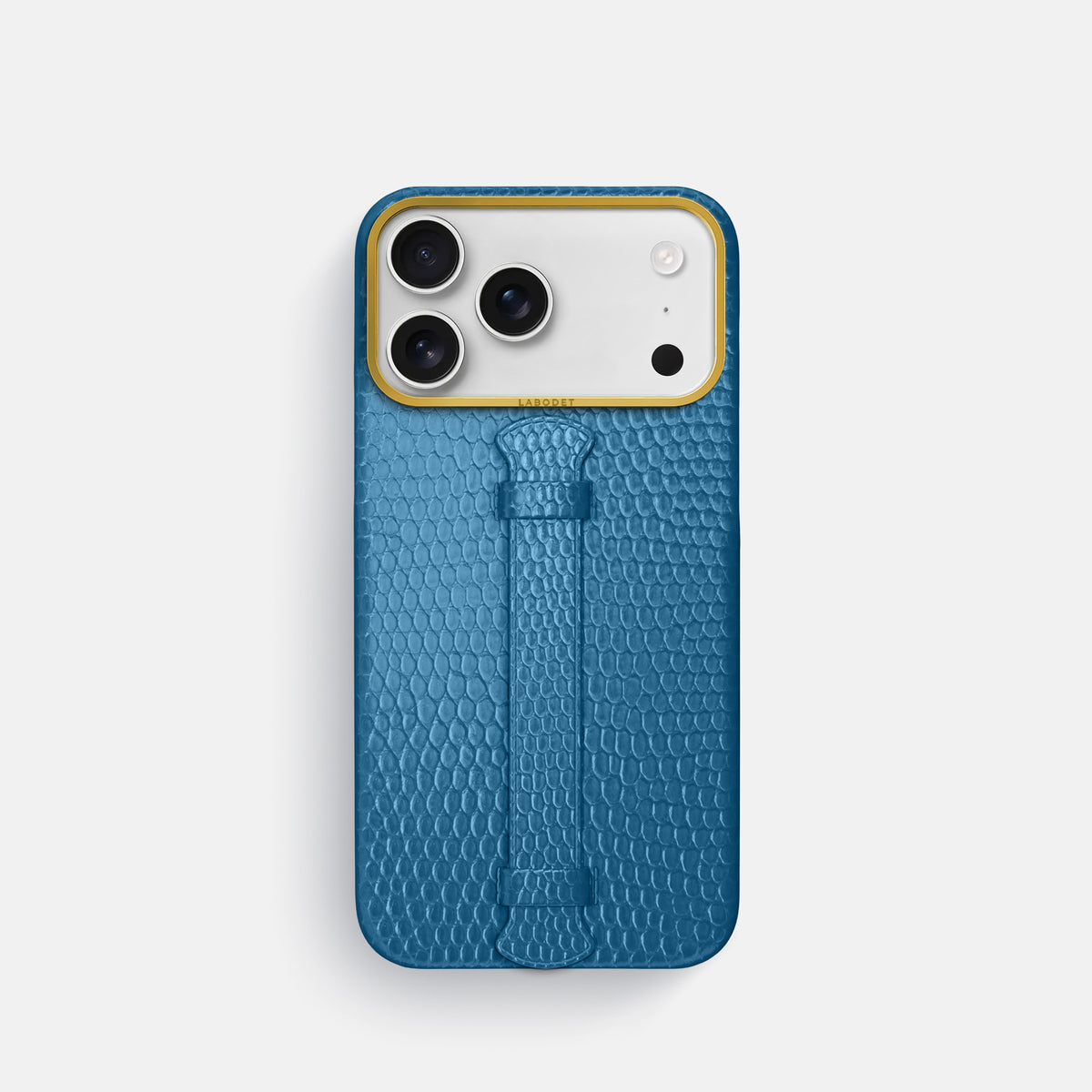 Center Handle For iPhone 17 Pro In Lizard -1 | Blue-Gold