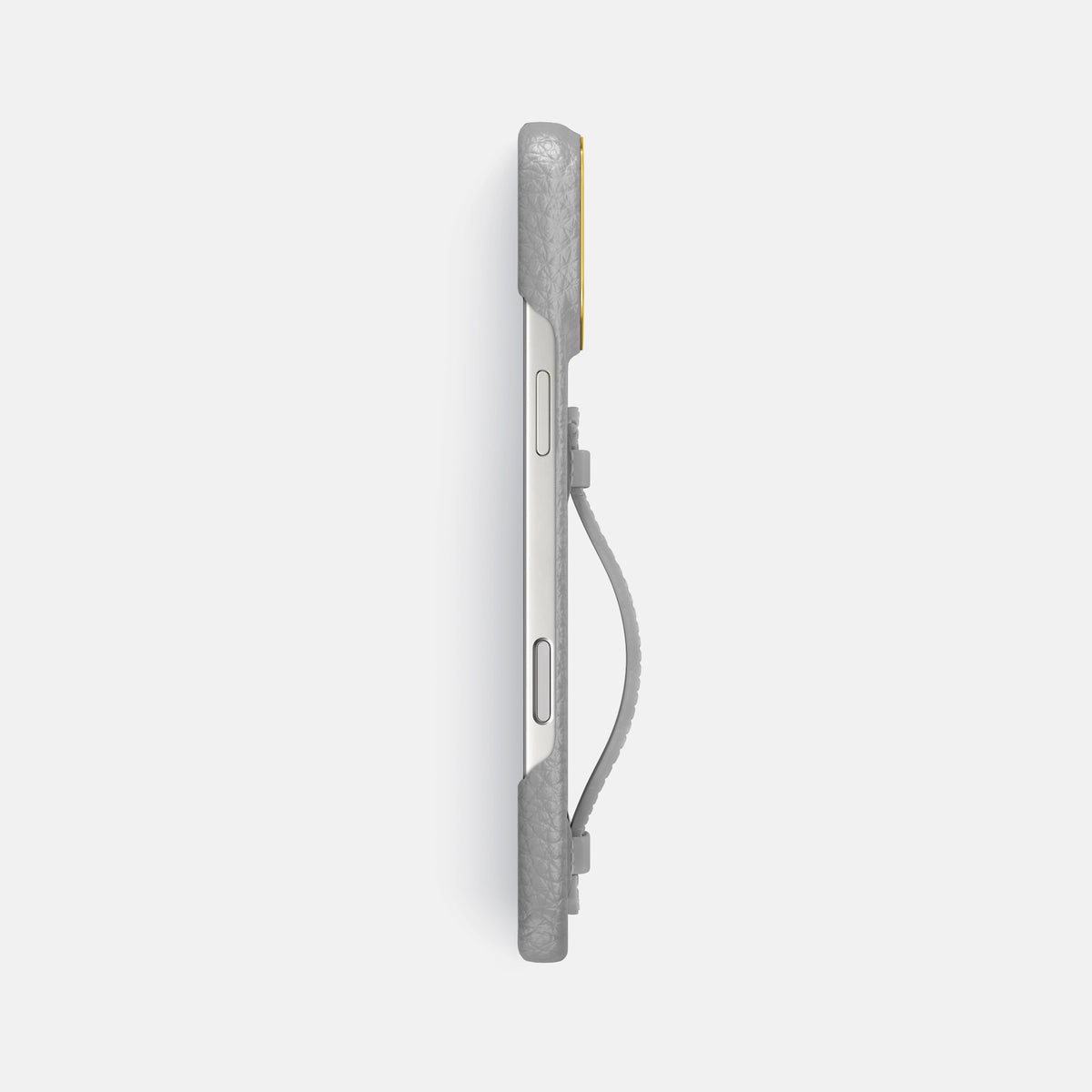 Center Handle For iPhone 17 Pro Max In Calf -2 | Nuage-Gold