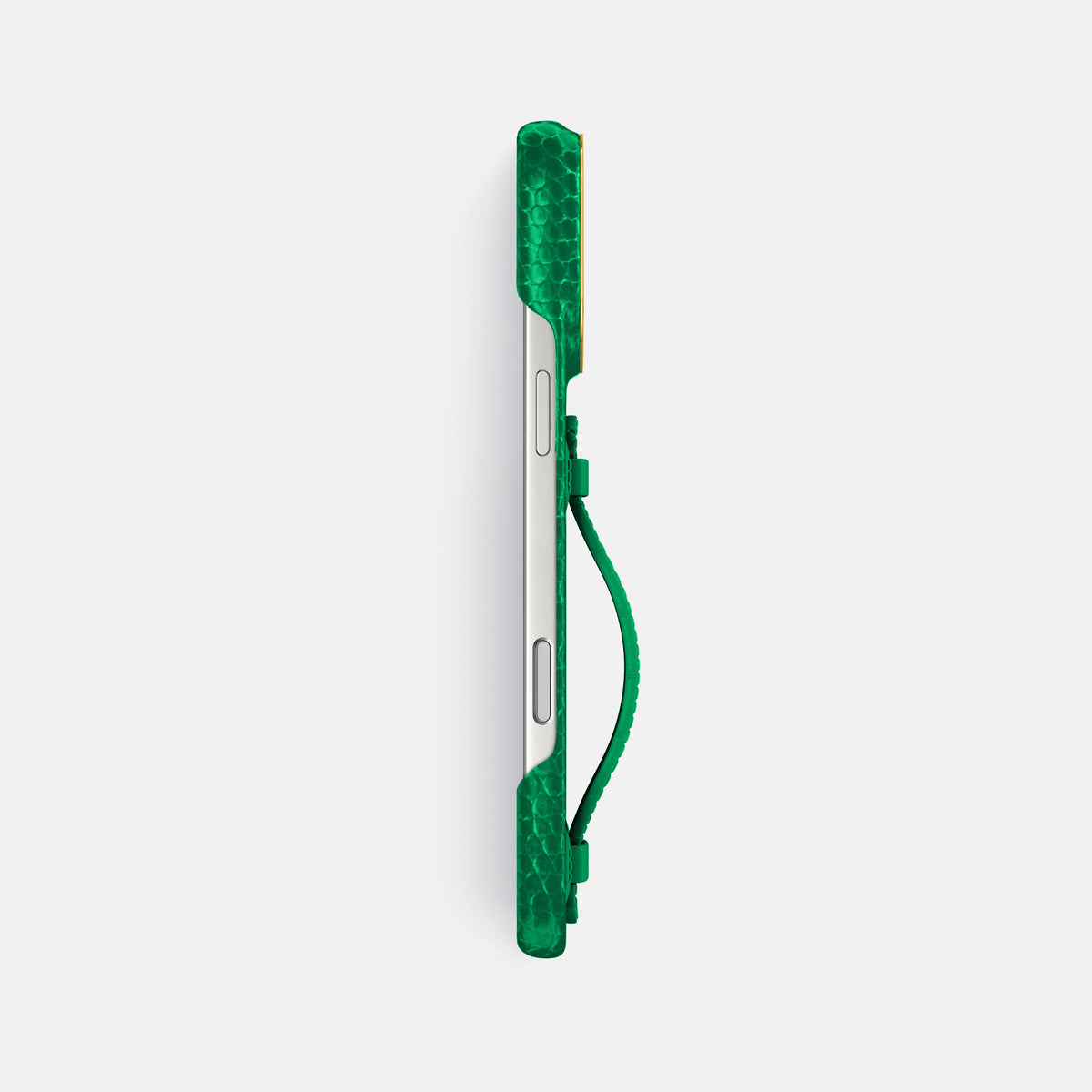 Center Handle For iPhone 17 Pro Max In Lizard -2 | Apple-Green-Gold