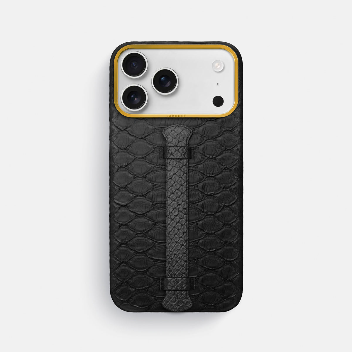 Center Handle For iPhone 17 Pro Max In Python -1 | Black-Gold