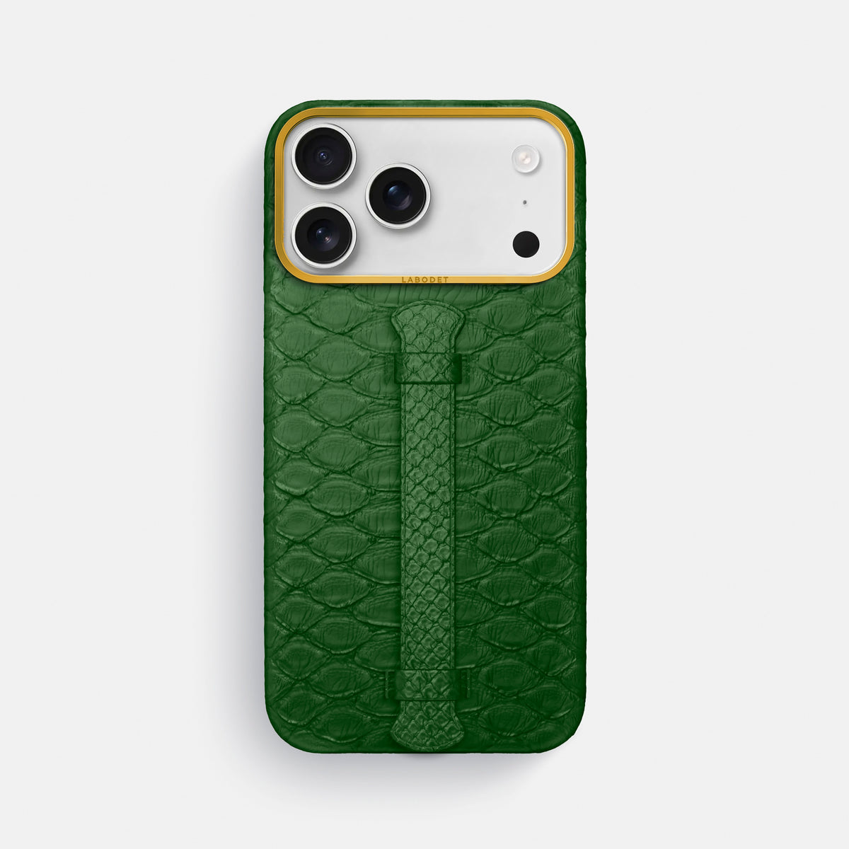 Center Handle For iPhone 17 Pro Max In Python -1 | Green-Gold