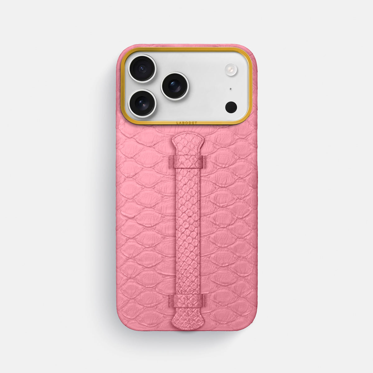 Center Handle For iPhone 17 Pro Max In Python -1 | Pink-Gold