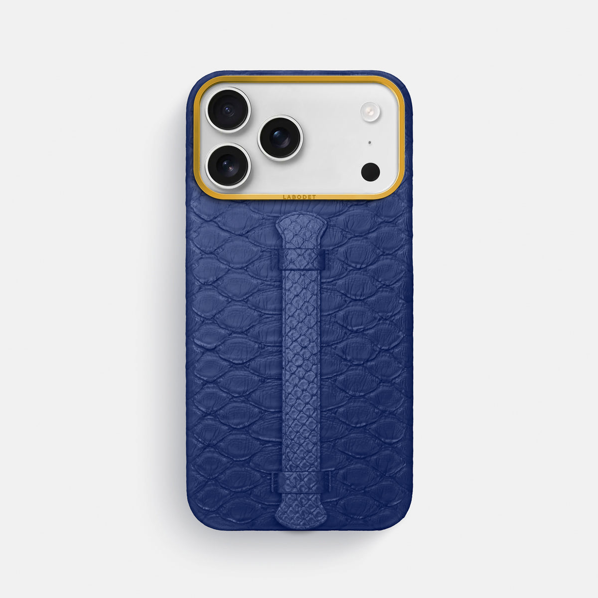 Center Handle For iPhone 17 Pro Max In Python -1 | Royal-Blue-Gold