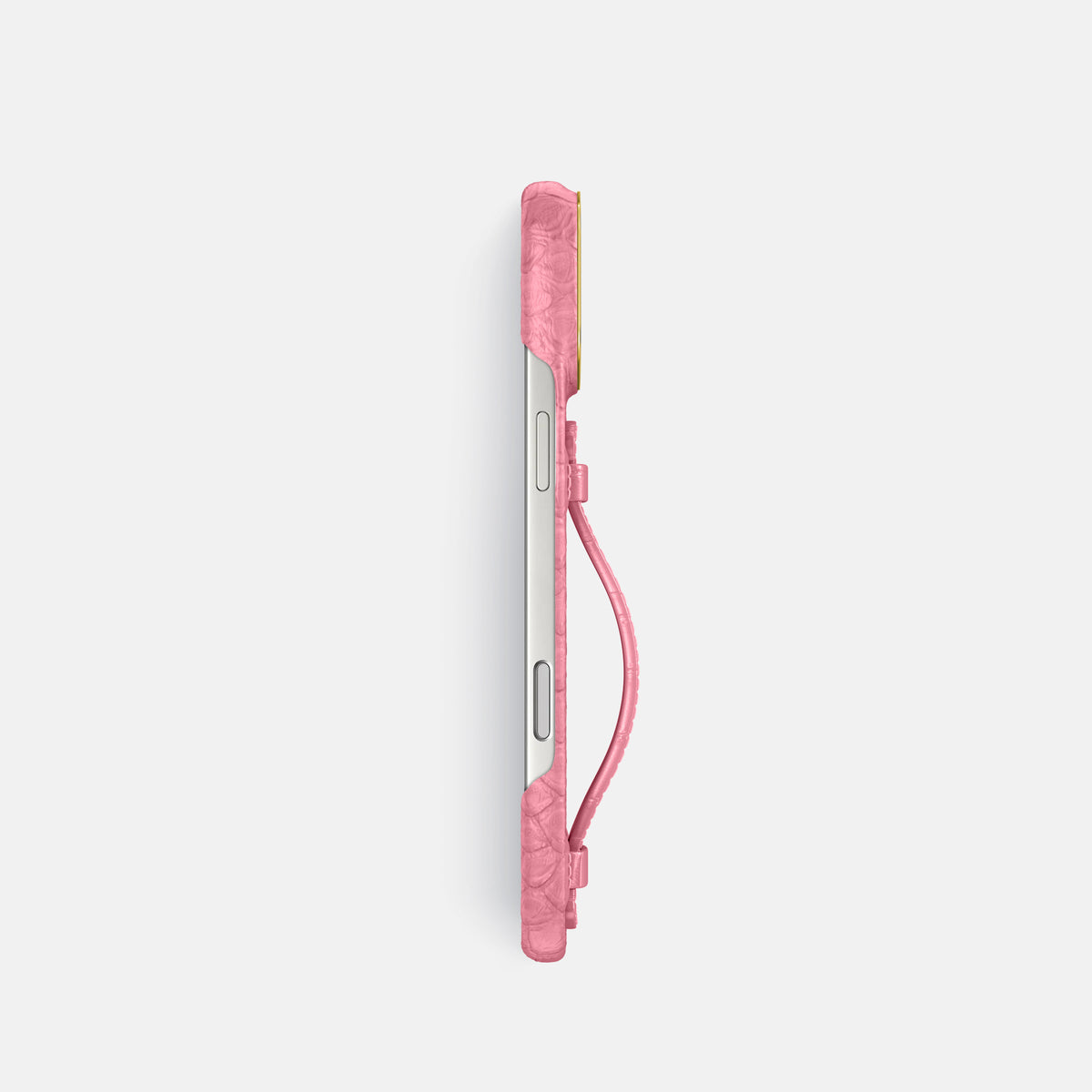 Center Handle For iPhone 17 Pro In Python -2 | Pink-Gold