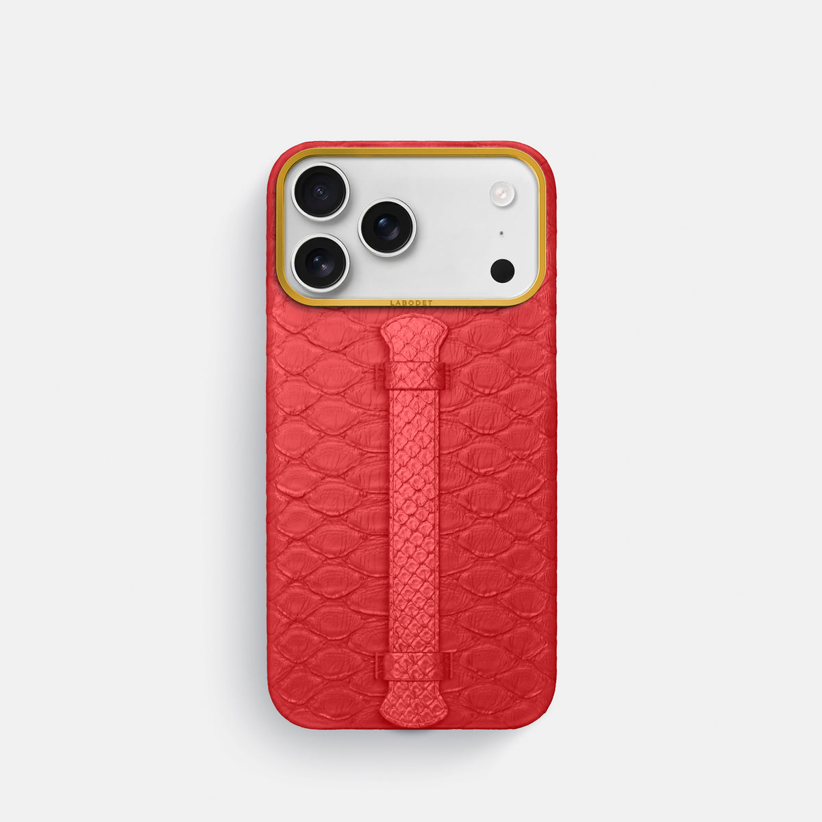 Center Handle For iPhone 17 Pro In Python -1 | Red-Gold