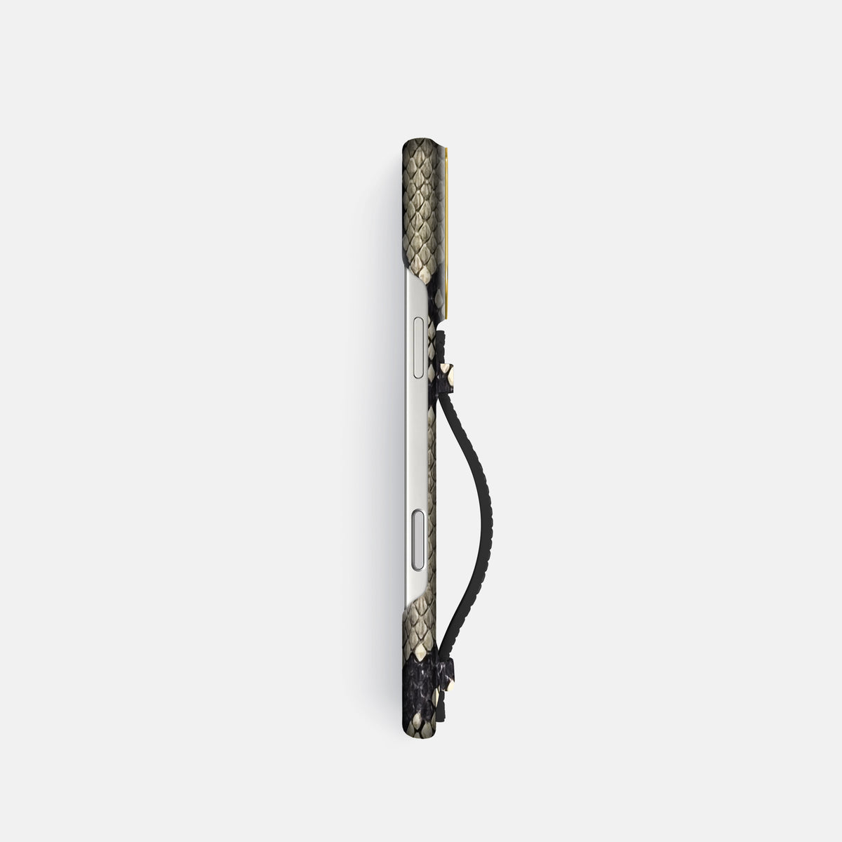Center Handle For iPhone 18 Pro In Deluxe Python -2 | Savannah-Gold