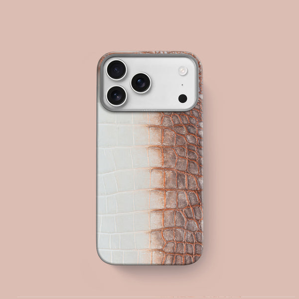 Classic Case 1/1 African For iPhone 17 Pro In Himalayan Crocodile