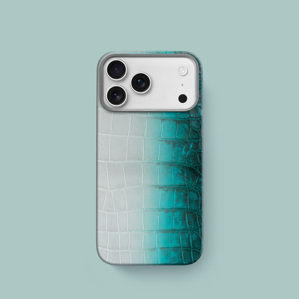 Classic Case 1/1 Turquoise For iPhone 17 Pro In Himalayan Crocodile