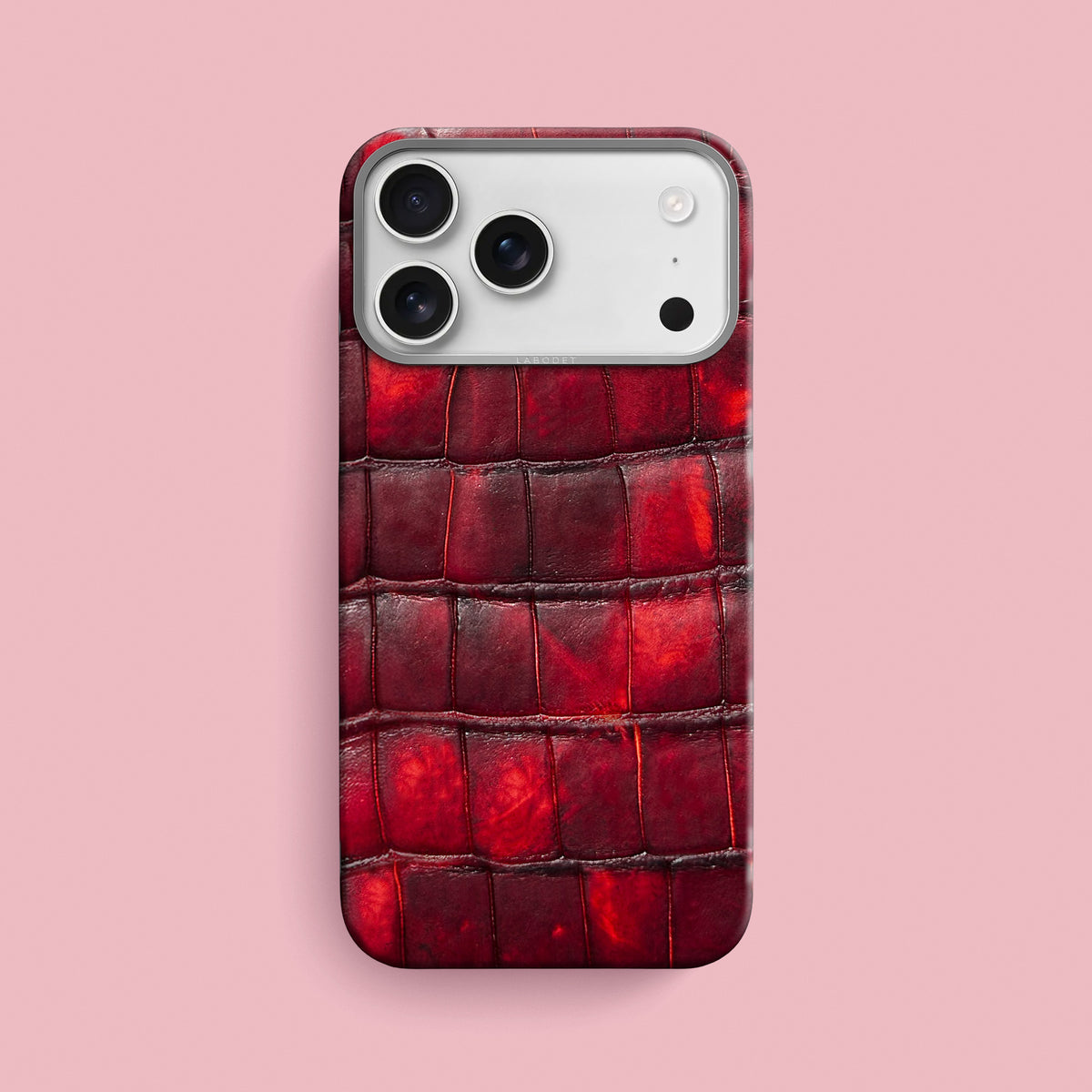 Vesuvio iPhone 17 Pro Max Classic Case 1/1 Alligator with Steel Metal -1 | Vesuvio-Steel