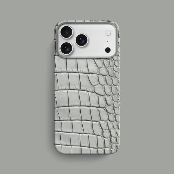 Classic Case 1/1 Grey-Mouse For iPhone 17 Pro Max In Alligator