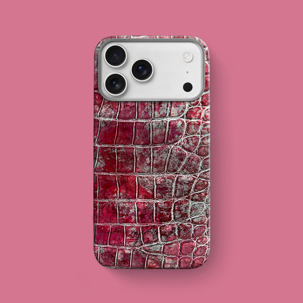 Classic Case 1/1 Garnet For iPhone 17 Pro Max In Alligator