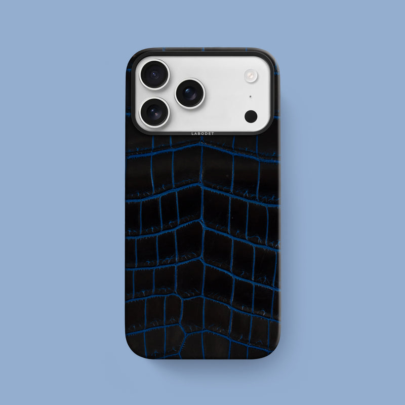 Cosmic-Night iPhone 17 Pro Max Classic Case 1/1 Alligator with Black Metal -1 | Cosmic-Night-Black