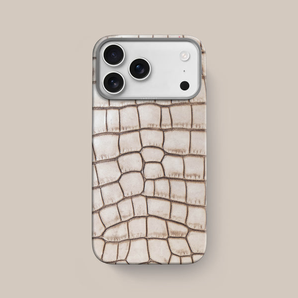 Classic Case 1/1 Cafe Creme For iPhone 17 Pro Max In Alligator