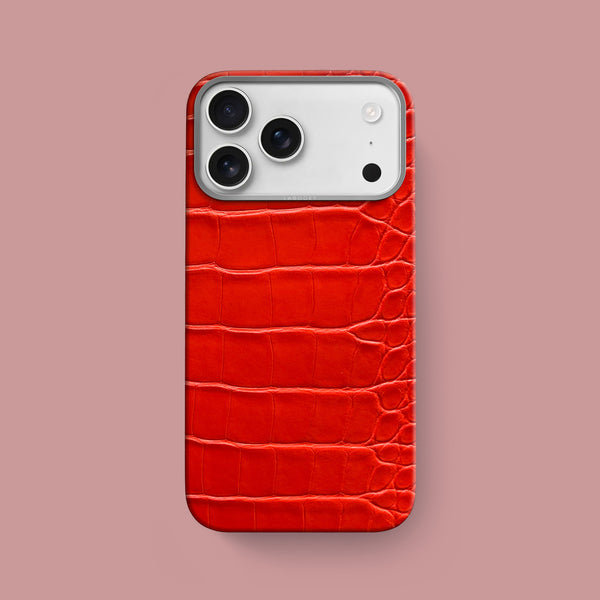 Classic Case Deep Coral For iPhone 17 Pro Max In Alligator
