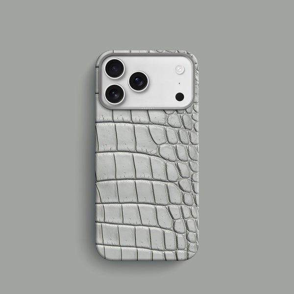 Classic Case 1/1 Grey-Mouse For iPhone 17 Pro In Alligator