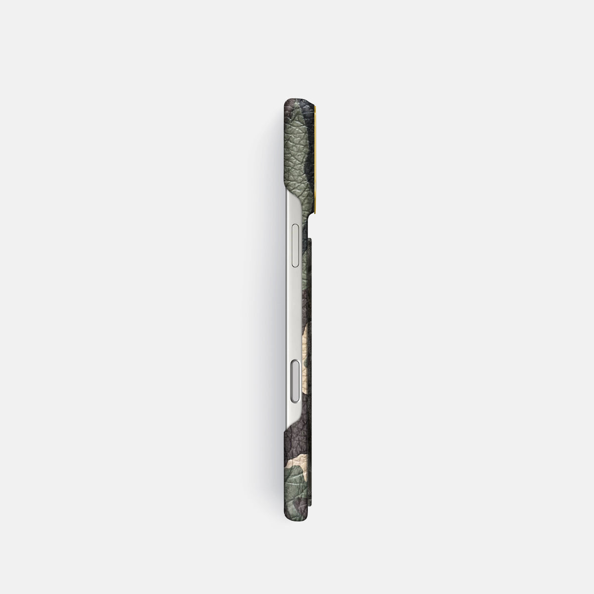 Classic Case With Carbon Dragon For iPhone 17 Pro In Calf -3 | Camouflage-Gold