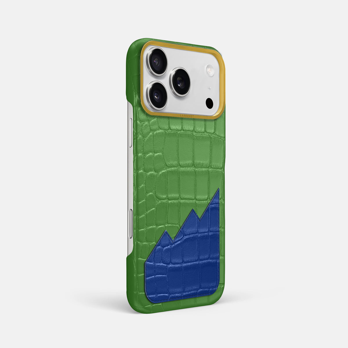 Classic Case With UpOnly For iPhone 17 Pro Max In Alligator -2 | Apple-Green-Gold