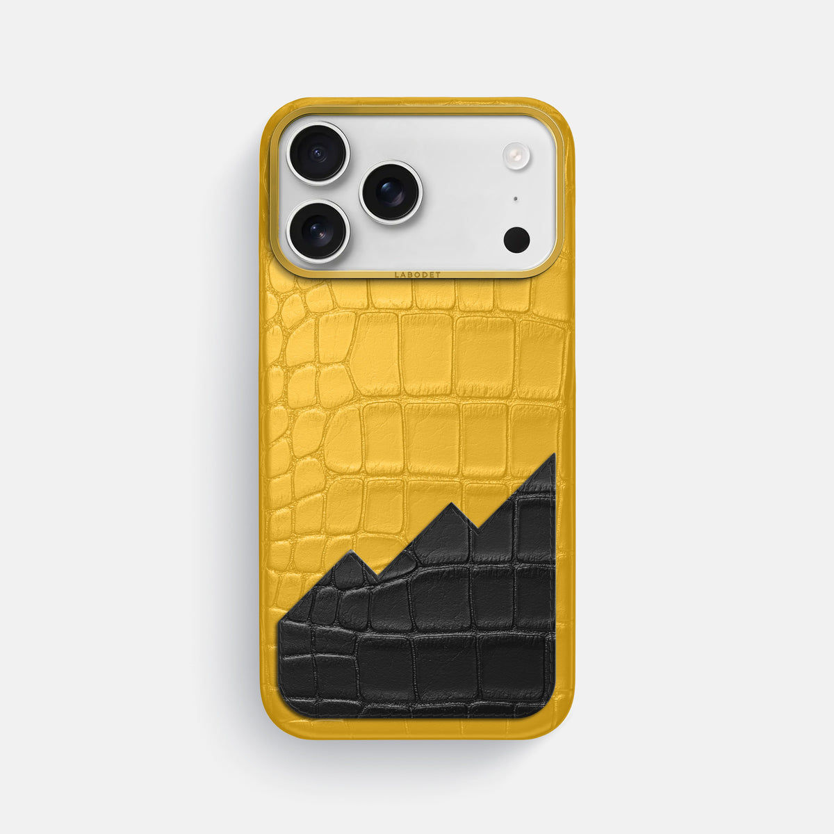 Classic Case With UpOnly For iPhone 17 Pro Max In Alligator -1 | Yellow-Gold