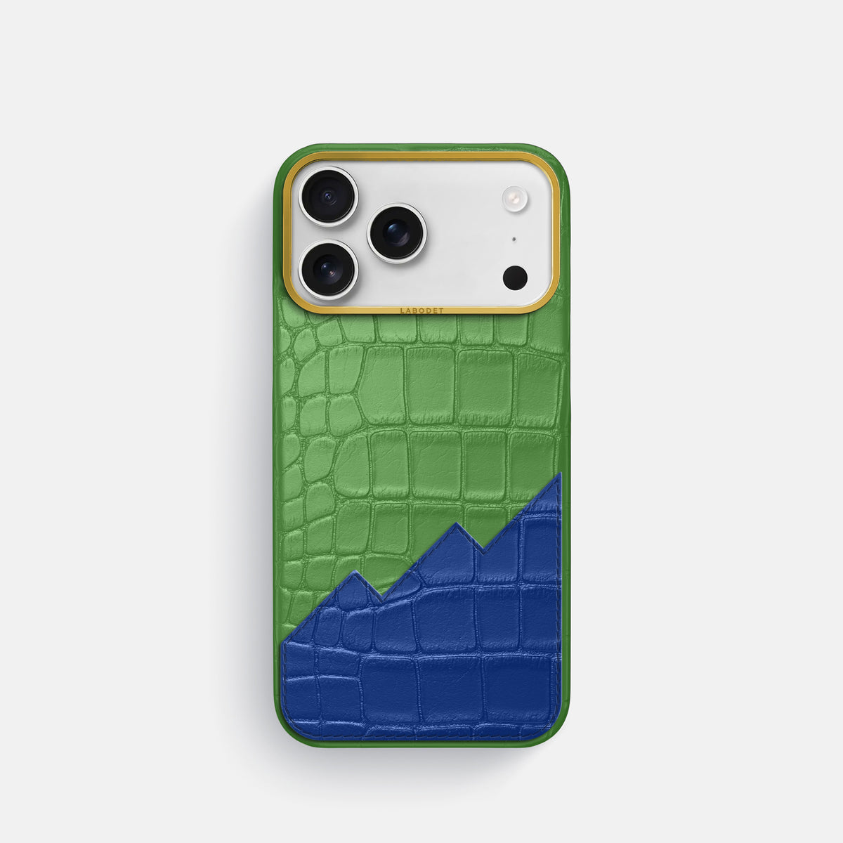 Classic Case With UpOnly For iPhone 18 Pro In Alligator -1 | Apple-Green-Gold
