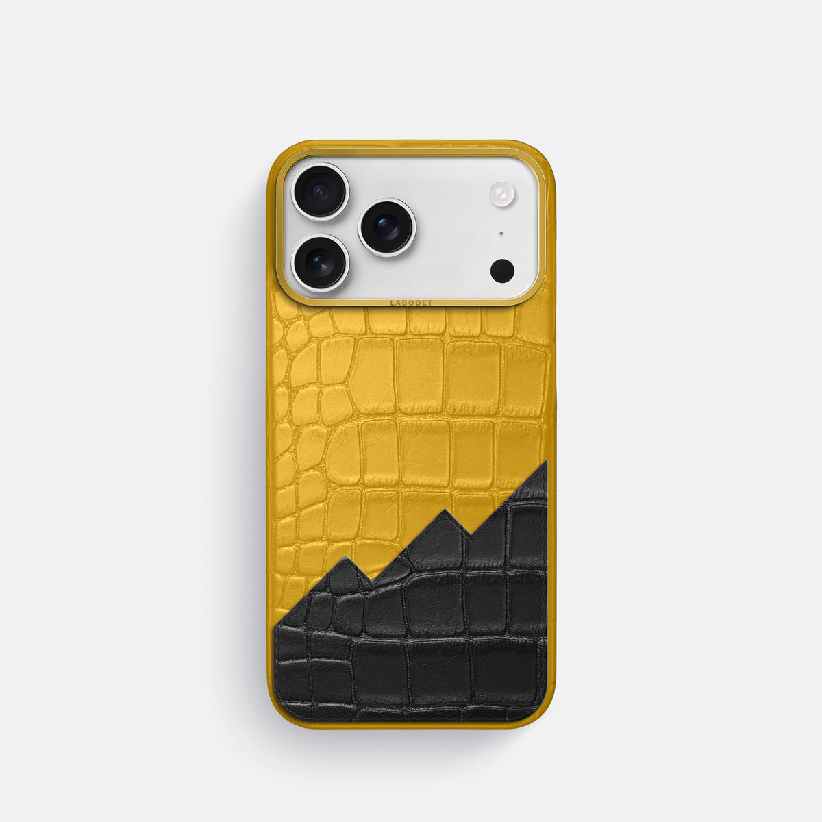 Classic Case With UpOnly For iPhone 18 Pro In Alligator -1 | Yellow-Gold