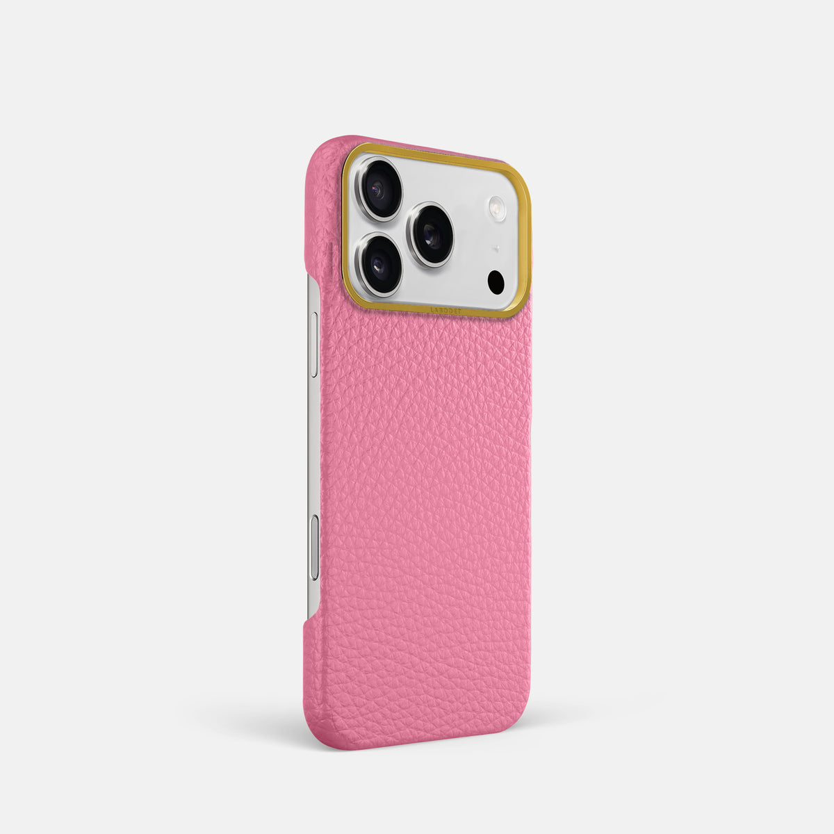 Classic Case For iPhone 17 Pro In Calf -2 | Pink-Gold