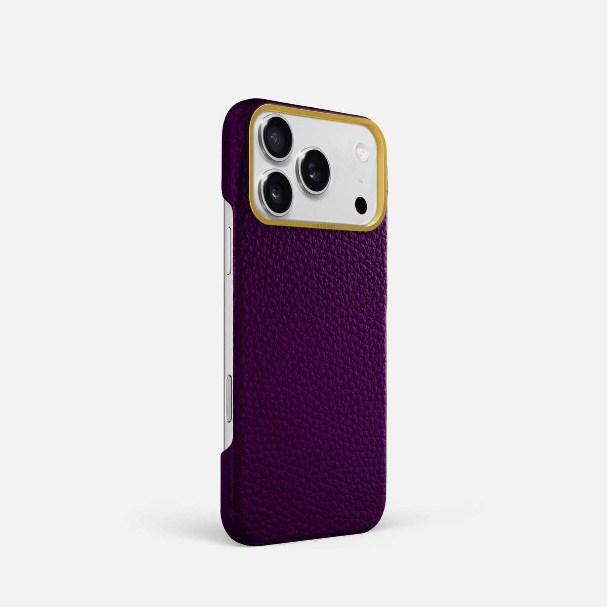 Classic Case For iPhone 17 Pro In Calf -2 | Violet-Gold