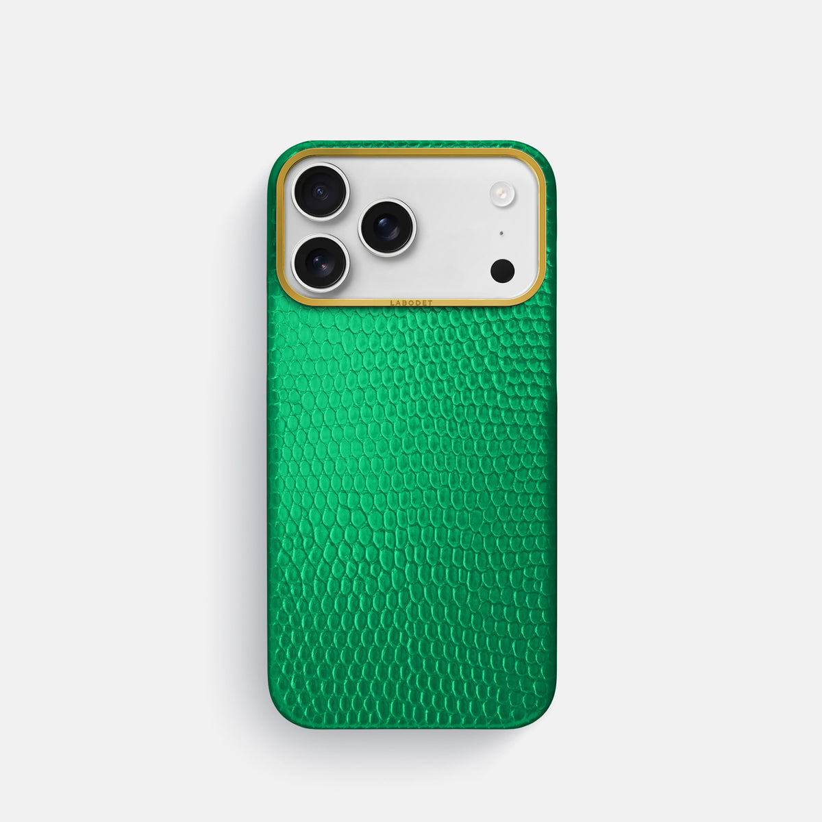 Classic Case For iPhone 17 Pro In Lizard -1 | Apple-Green-Gold