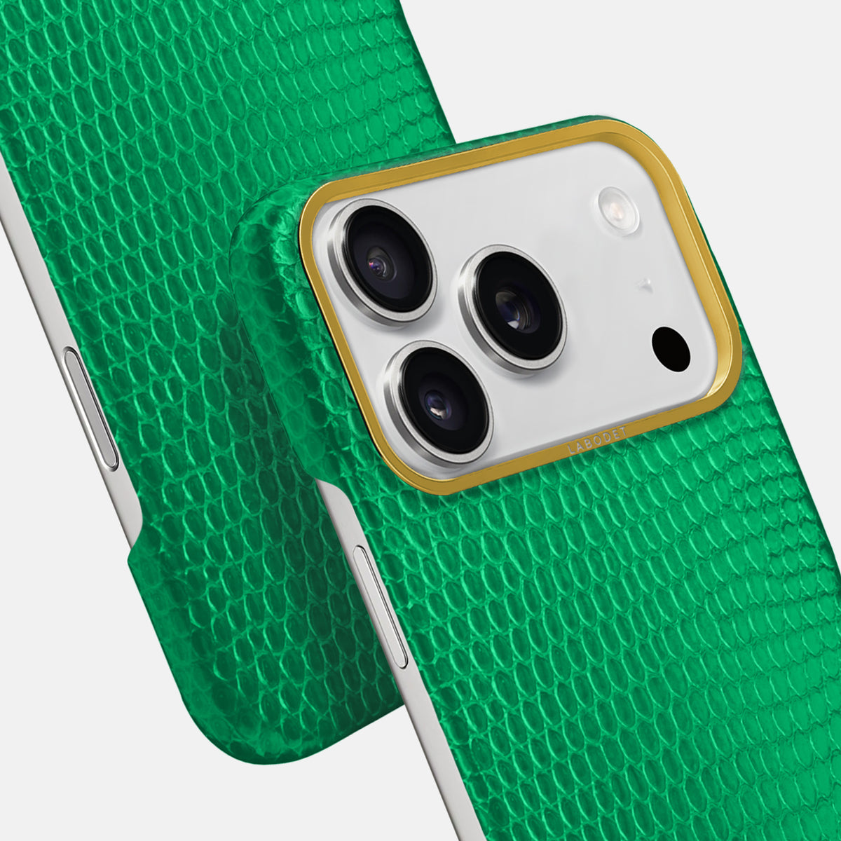 Classic Case For iPhone 17 Pro In Lizard -6 | Apple-Green-Gold