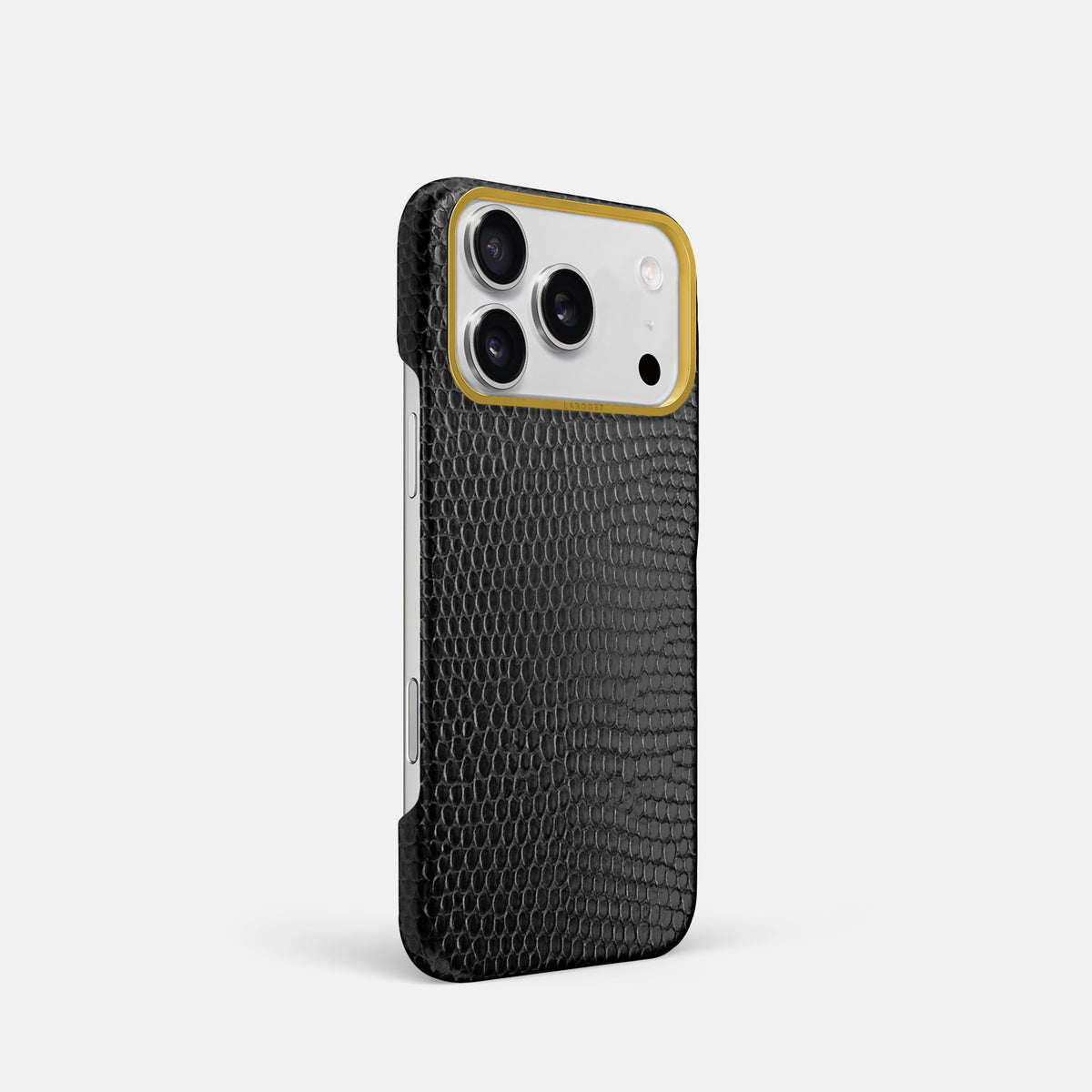 Classic Case For iPhone 17 Pro In Lizard -2 | Black-Gold
