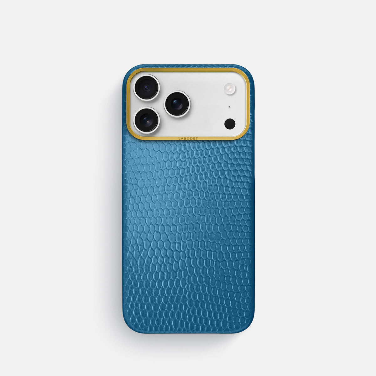 Classic Case For iPhone 17 Pro In Lizard -1 | Blue-Gold