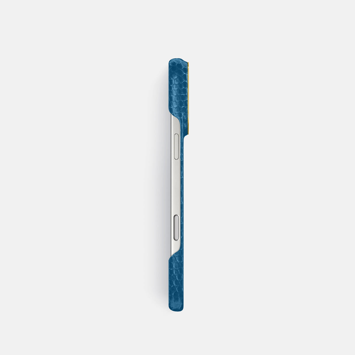 Classic Case For iPhone 17 Pro In Lizard -3 | Blue-Gold