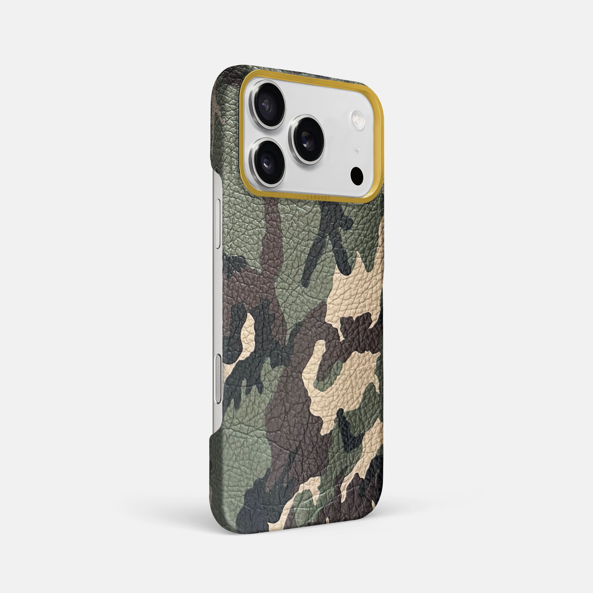 Classic Case For iPhone 17 Pro Max In Calf -2 | Camouflage-Gold